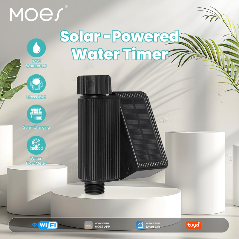 MOES Tuya WiFi Solar Powered Plastic