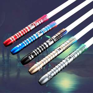 Sabre laser NEXUSSabers RGB Base Lit <span class=keywords><strong>XENO</strong></span> Neopixel, lame de combat à changement de couleur infini, effet sonore de basse de haute qualité, jouet lumineux - Product Image 1