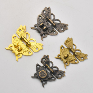 Hebilla de caja de aleación de zinc con diseño de mariposa hecha a mano para cajones, regalos y manualidades - Product Image 1