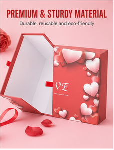 Custom Valentine's Day Gift <b>Box</b> with Drawers Rigid Cardboard Heart Shaped <b>Christmas</b> Blind <b>Box</b> Mystery Packaging Wholesale - Product Image 3