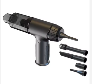 Mini <span class=keywords><strong>aspirateur</strong></span> et souffleur portatif, 2 vitesses, batterie 7,4 V * 1800 mAh avec plusieurs buses pour le nettoyage de l'intérieur de la voiture - Product Image 5