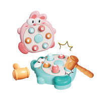 Jeu éducatif intéressant pour enfants : Jouet de jeu de frappe au lapin avec marteaux