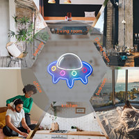 Enseignes Néon Personnalisées à LED RGB Dimmables pour Décoration Murale Chambre Mariage Anniversaire Bar Logo d'Entreprise Nom