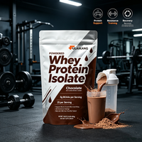 Proteína de Suero de Leche Aislada en Polvo de Marca Privada, Sabor Chocolate, 25 g de Proteína, 1 LB, Suplemento OEM