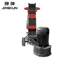 Machine à meuler le béton manuelle JINGKUN, petite, haute efficacité, portable et capable de lisser les bords du sol