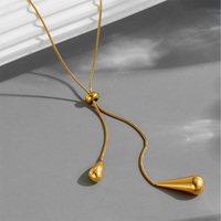 Collares con Colgante al por Mayor, Atractivos, Hermosos y Modernos, con Cadena de Cristal, Populares y a la Moda