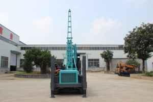 แท่นขุดเจาะหลักตีนตะขาบสำหรับใช้ในบ้านดีเซล1000เมตร1200มม. มอเตอร์ปั๊มกระปุกเกียร์สำหรับการสุ่มตัวอย่างเหมืองถ่านหินในฟาร์ม - Product Image 6