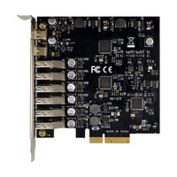 Carte d'acquisition visuelle industrielle interne PCIe X4 ASM3142 USB3.1 10 Gbit/s 6A2C en stock