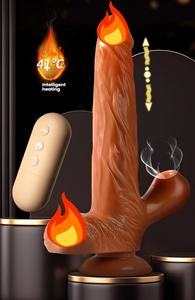 Realistischer Weicher TPE Wasserdichter <span class=keywords><strong>Dildo</strong></span> - Product Image 4