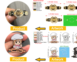 Insignias Metálicas Personalizadas, Broche de Sombreros Cruzados que Salva Vidas, Pin de Solapa Personalizado con Cinta Rosa, Pin de Concienciación sobre el Cáncer de Mama - Product Image 4