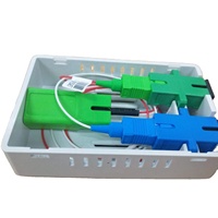 Récepteur optique passif d'intérieur Offres Spéciales CATV PON Mini noeud optique de fibre de WDM pour ftth pour l'équipement optique de fibre de CATV