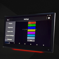 Pantalla de Reposacabezas para Auto con Android 10, Monitor de Entretenimiento Trasero Universal para Auto, TV Inteligente para Auto, Reproductor Multimedia de Video, Compatible con Tarjeta SD