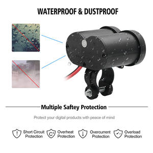 Chargeur <span class=keywords><strong>USB</strong></span> rapide pour <span class=keywords><strong>moto</strong></span> 5V 2A <span class=keywords><strong>avec</strong></span> voyant LED, en plastique ABS, garantie 1 an et <span class=keywords><strong>prise</strong></span> allume-cigare - Product Image 3