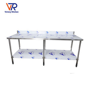 VICTORY KITCHEN Table de travail commerciale en acier inoxydable pour restaurant de laboratoire 20% de réduction! - Product Image 1