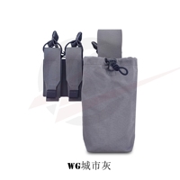 PD-010 Platatac Style PRMD Sac tactique extérieur de recyclage, pochette de taille pour déchets, double porte-chargeur 9 mm + porte-chargeur simple 5.56