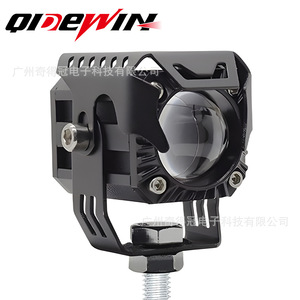 Qideguan Motorcycle <b>Spotlight</b> LED 12V IP67 Waterproof Front Light For Electric Vehicle Dual Color Lens - Product Image 3