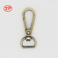 Mousqueton rotatif de luxe en alliage pour sac à main, sac à dos, collier de chien, 13-38mm