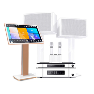 Chenisok V62 profesyonel ses ev Karaoke Jukebox <span class=keywords><strong>Set</strong></span> dinamik oyun mikrofon & ev KTV için tam <span class=keywords><strong>Set</strong></span> amplifikatör hoparlörler - Product Image 1