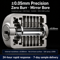 Noyau de serrure en acier inoxydable moulé sous pression, finition miroir, taille personnalisée, précision OEM ODM