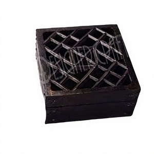 Wooden Polished Antique Customized Eco-Friendly Handcrafted Vintage Wall-Mounted Money <b>Box</b> Traditional Carvings Rustic <b>Keepsake</b> - Product Image 1