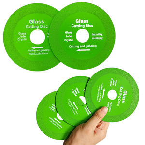 Disque de coupe diamant vert industriel 4-1/2 pouces pour verre, porcelaine et carrelage - Utilisation humide/sèche à haute efficacité (modèles 115/125/105/110) - Product Image 2