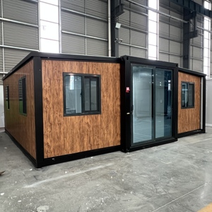 Maison conteneur pliable extensible, mini-maisons modulaires préfabriquées, maisons modulaires de luxe préfabriquées, maison modulaire en EPS - Product Image 1