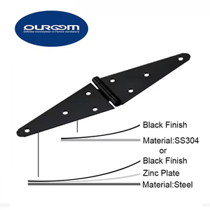 Cerniera a Cinghia <span class=keywords><strong>in</strong></span> <span class=keywords><strong>Acciaio</strong></span> Inossidabile da 8 Pollici, Moderna e Resistente, <span class=keywords><strong>per</strong></span> <span class=keywords><strong>Cancelli</strong></span> <span class=keywords><strong>in</strong></span> Legno, Uso Esterno, Durevole - Product Image 6