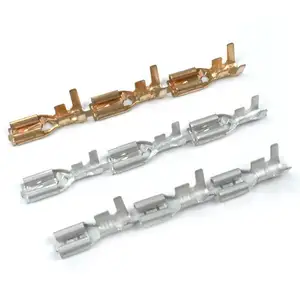 Tùy chỉnh stampings PCB Plug-in Lug Nickel mạ Dải thiết bị đầu cuối hàn thiết bị đầu cuối Lugs điện liên hệ với dây hàn thiết bị đầu cuối