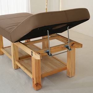 Solid Wood Beauty <b>Salon</b> Special Physiotherapy Bed Moxibustion & Massage Table with Hole Ear Picking Features - Product Image 5