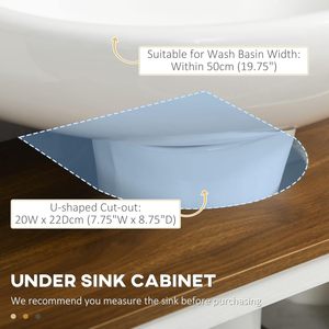 <span class=keywords><strong>Mueble</strong></span> de <span class=keywords><strong>baño</strong></span> moderno de alta calidad Fondlive, gabinete de tablero de partículas con estante debajo del <span class=keywords><strong>lavabo</strong></span>. - Product Image 6