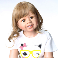 Muñeca Reborn NPK de 98 cm, Original, Articulada, Tamaño Real de Niño Pequeño, Modelo para Vestir, Muñeca Bebe Grande