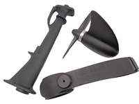 Accessoire de système d'entraînement de pédale de propulsion en plastique sous-marin accessoires de Kayak turbine de ventilateur en Nylon hélice de pédale de Kayak de pêche