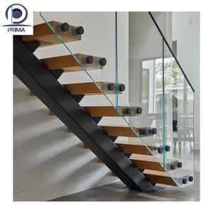 <span class=keywords><strong>Escalier</strong></span> droit moderne en bois sur mesure avec poutre d'<span class=keywords><strong>escalier</strong></span> centrale simple ou double pour projets <span class=keywords><strong>de</strong></span> villas et maisons - Product Image 4