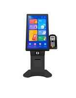 Kiosco de Autoservicio con Pantalla Táctil de 21.5 Pulgadas, Punto de Venta con Sistema de Pago para Restaurante, Autopago