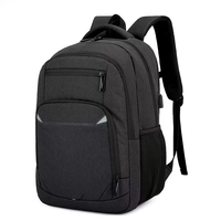 Sac à dos d'affaires personnalisé grande capacité pour ordinateur portable, sac à dos de voyage extérieur étanche avec port de chargement USB