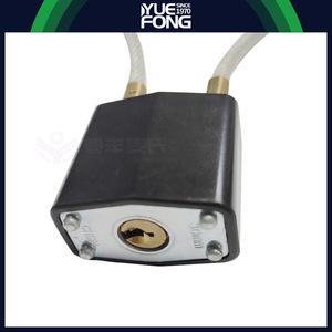 Yuefeng Steel Wire Rope Lock 50mm <b>Padlock</b> Mechanical Lock For Home Security Anti-theft Helmet Motorcycle Lock - Product Image 3