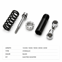 Amortisseur arrière pour trottinette électrique, hydraulique, réglable, 13,5 cm, 16 cm, 18 cm, 20 cm, 22 cm, ressort de suspension