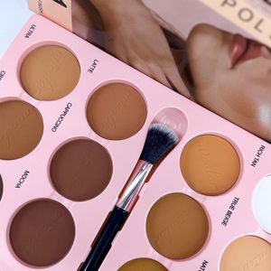 Brocha de Maquillaje <span class=keywords><strong>Micolor</strong></span> Compacta de Doce Orificios, Diseñada Especialmente para Contorno, Cobertura, Iluminación y Minerales - Product Image 1