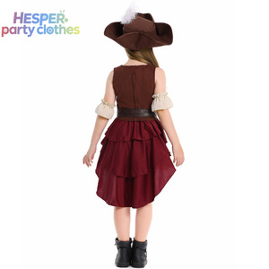 Costume de pirate Elizabeth HESPER pour carnaval et Halloween, tenue de chasseur capitaine pour club, robe de jeu de rôle de personnage de film pour enfants - Product Image 3