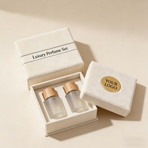 Customizable Luxury Rigid Magnetic/ Lid&base Gift <b>Box</b> for Skincare <b>Bottle</b> Makeup Perfume Packaging - Product Image 1