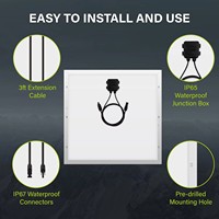 Caméra dôme solaire extérieure 5W 5V haute efficacité modèle SR5-36 avec prise USB-C, projecteur Cam Pro étanche IP65 360°