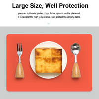 Napperon de table en silicone antidérapant à isolation thermique personnalisé pour enfants tapis de protection de table pour la salle à manger artisanat moules de coulée de bijoux en résine liquide