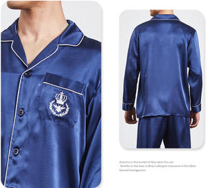 <span class=keywords><strong>Pigiama</strong></span> da <span class=keywords><strong>uomo</strong></span> in seta pesante da 19mm 100% alla moda con maniche lunghe in seta di gelso due pezzi <span class=keywords><strong>taglie</strong></span> <span class=keywords><strong>forti</strong></span> casa usa <span class=keywords><strong>pigiama</strong></span> rosso - Product Image 2