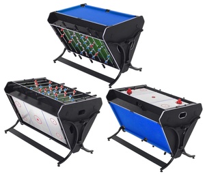 <span class=keywords><strong>Mesa</strong></span> <span class=keywords><strong>de</strong></span> Futbolín Multiusos 3 en 1 Convertible con <span class=keywords><strong>Mesa</strong></span> <span class=keywords><strong>de</strong></span> Billar y <span class=keywords><strong>Mesa</strong></span> <span class=keywords><strong>de</strong></span> Hockey <span class=keywords><strong>de</strong></span> Aire - Product Image 1
