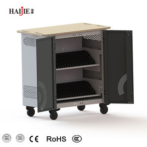Fournitures scolaires Sécurité 32 Unité Chariot De Chargement Pour Ordinateur Portable Tablette <span class=keywords><strong>Armoire</strong></span> À Roulettes Avec 4 Roues - Product Image 5