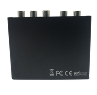 RGB YPbPr'den AV Video Ses Dönüştürücüsüne HDCP YPbPr/RGB + R/L Ses Dönüştürücü Çıkışları RCA Ekran Rengi