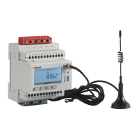Compteurs d'énergie sans fil IoT Acrel ADW300 sur rail DIN triphasés pour armoire de distribution SCADA Modbus-RTU