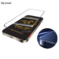 3D 2.5D Radiant Gehard Glas Schermbeschermer voor iPhone 17 16 Pro Max Scherm Beschermers Antistatisch Volledige Dekking Grote Gebogen Rand