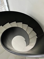 VIKO meilleure vente Villa escalier incurvé de luxe escalier incurvé escalier incurvé