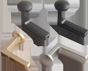 Creatieve moderne eenvoudige wandgemonteerde enkele kapstokhaak & hanger voor entree, woonkamer, kledingkast, Easehome CH12 - Product Image 4